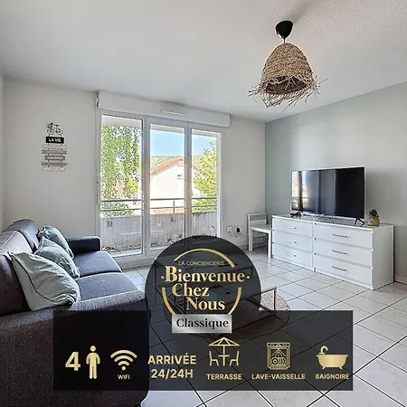 Sejour Cosy - Lit 180x200 - Wifi - Parking Appartement
